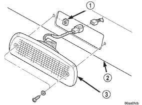 Fig. 7 Center High Mounted Stop lamp
