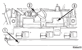 Fig. 9 Passenger Side Airbag Module Connector