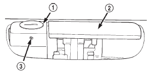 Fig. 19 Glove Box Lock Cylinder Remove/Install