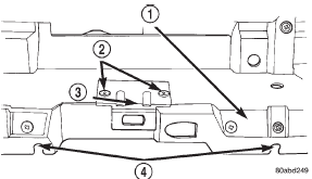 Fig. 20 Glove Box Latch Striker Remove/Install