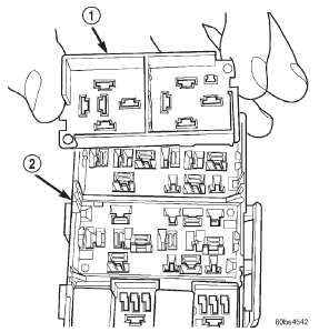 Fig. 12 PDC Relay Wedge Remove/Install