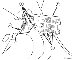 Fig. 15 PDC Relay Cassette Terminal Remove/Install