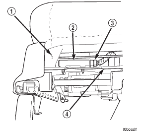 Fig. 2 Seat Heat Interface Module Remove/Install