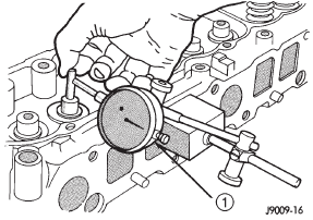 Fig. 17 Measurement of Lateral Movement of Valve Stem