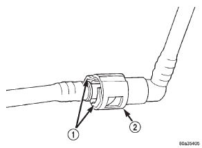 Fig. 16 Typical Two-Tab Type Quick-Connect Fitting