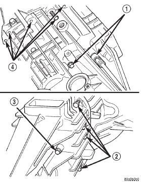 Fig. 22 Housing And Bearing Retainer Bolt Locations
