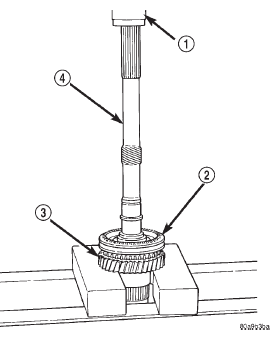 Fig. 55 Fifth-Reverse Synchro Hub And Sleeve Removal