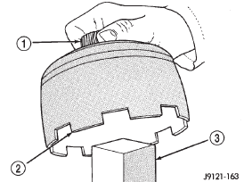 Fig. 208 Supporting Sun Gear On Wood Block