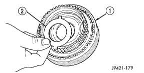 Fig. 213 Positioning Thrust Plate On Front Annulus Support