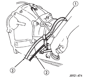 Fig. 95 Typical Harness And Cable Clamp Attachment