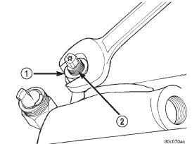 Fig. 232 Front Band Adjustment Screw Location