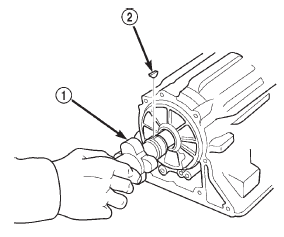 Fig. 191 Installing Transmission Speed Sensor Rotor And Key