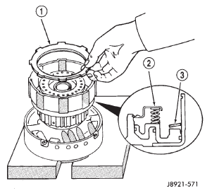 Fig. 255 Removing Cushion Plate