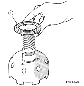 Fig. 274 Removing/Installing Thrust Washer