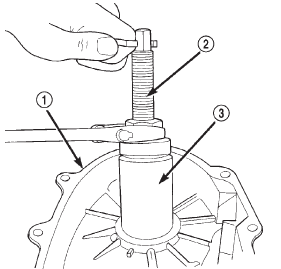 Fig. 46 Output Shaft Rear Bearing Removal