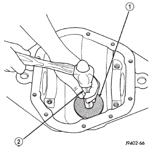 Fig. 43 Rear Pinion Bearing Cup Installation