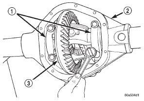 Fig. 95 Tighten Bolts Holding Bearing Caps