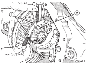 Fig. 60 Side Gear Clearance Measurement